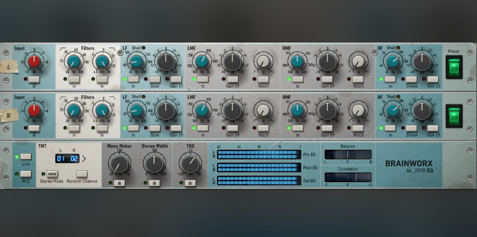 Plugin Alliance Brainworx bx_2098 EQ
